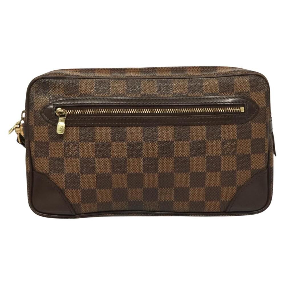 Louis Vuitton Damier Ebene Orsay Clutch Brown